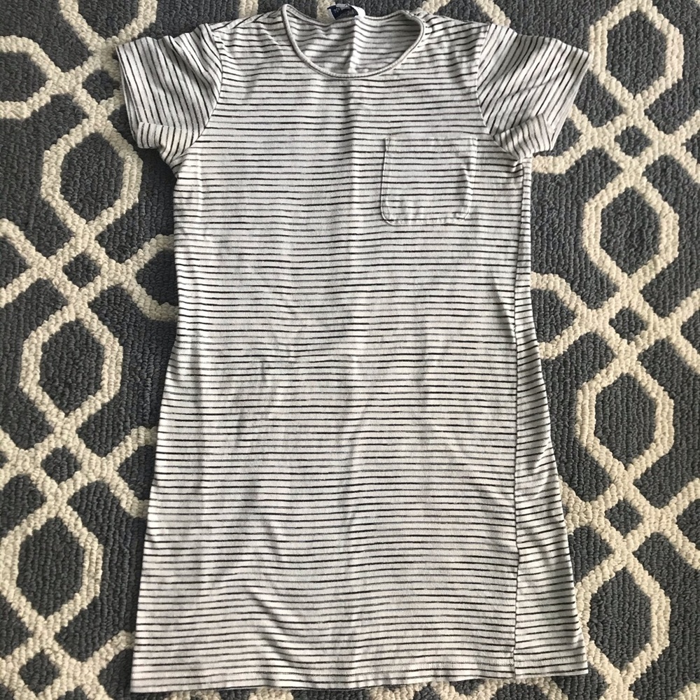 Striped tshirt dress